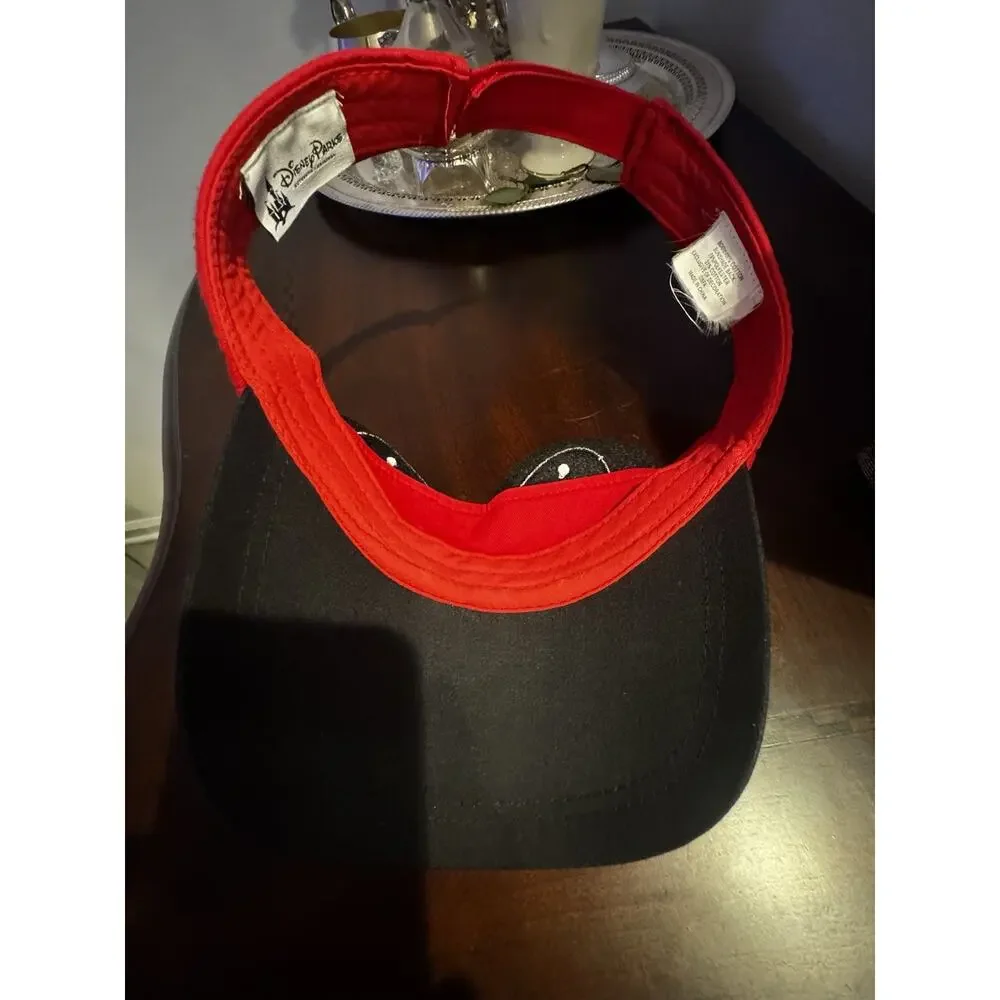 Disney Parks Minnie Mouse Visor Hat Red And Black Disney Parks